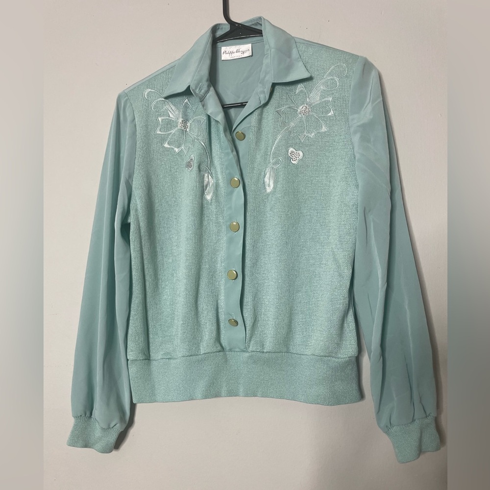 Vintage Philippe Marques Light green sweater